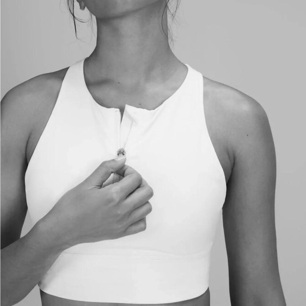 lululemon athletica Light Pink High-Neck Tank Sports Bra